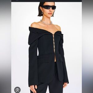 Dion Lee corset tube blazer US 0